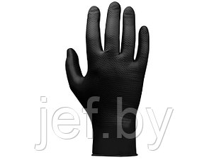 Перчатки нитриловые р-р 11/xxl черные 25 пар JETA SAFETY JSN50NATRIXBL11-XXL, фото 2