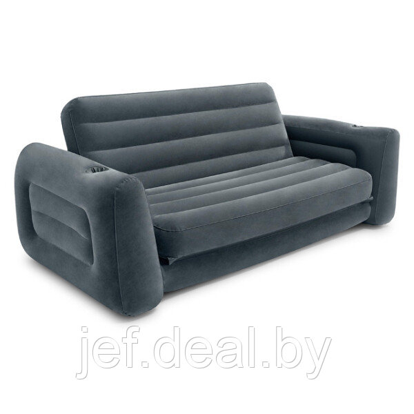 Надувной диван-трансформер Pull-Out Sofa 203х224х66 см INTEX 66552NP - фото 1 - id-p196760548