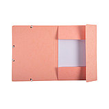Папка на резинках "Aquarel", А4, 15 мм, картон, персиковый, фото 3