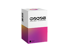 Cocos 25 мм 72 шт Уголь для кальяна кокосовый