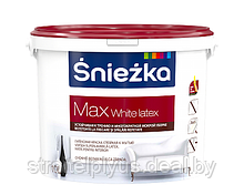 Краска Sniezka MAX WHITE LATEX 5 л. снежно-белая