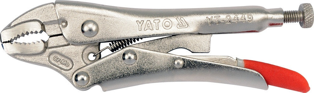 YT-2449 Изогнутые ручные тиски струбцина, YATO, фото 2