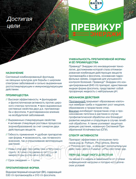 Фунгицид превикур инструкция по применению