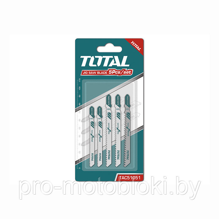 Набор пилок для лобзика TOTAL TAC51051 (5шт)