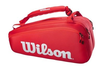 Чехол-сумка для ракеток Wilson Super Tour 9 Pack (красный) WR8010501001 - фото 1 - id-p196768918