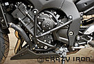 Дуги на мотоцикл YAMAHA FZ1, FZ8 от `06- со слайдерами CRAZY IRON серии STREET, фото 2