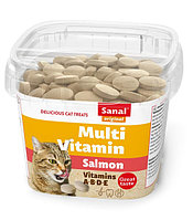 Мультивитаминный комплекс для кошек с лососем "Multi Vitamin" Sanal (Санал) 100 гр