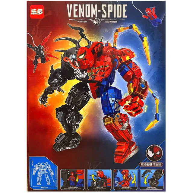 Конструктор 76139 Venom-Spide Веном-Человек-Паук 816 деталей - фото 2 - id-p196769842