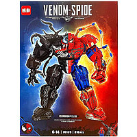 Конструктор 76139 Venom-Spide Веном-Человек-Паук 816 деталей