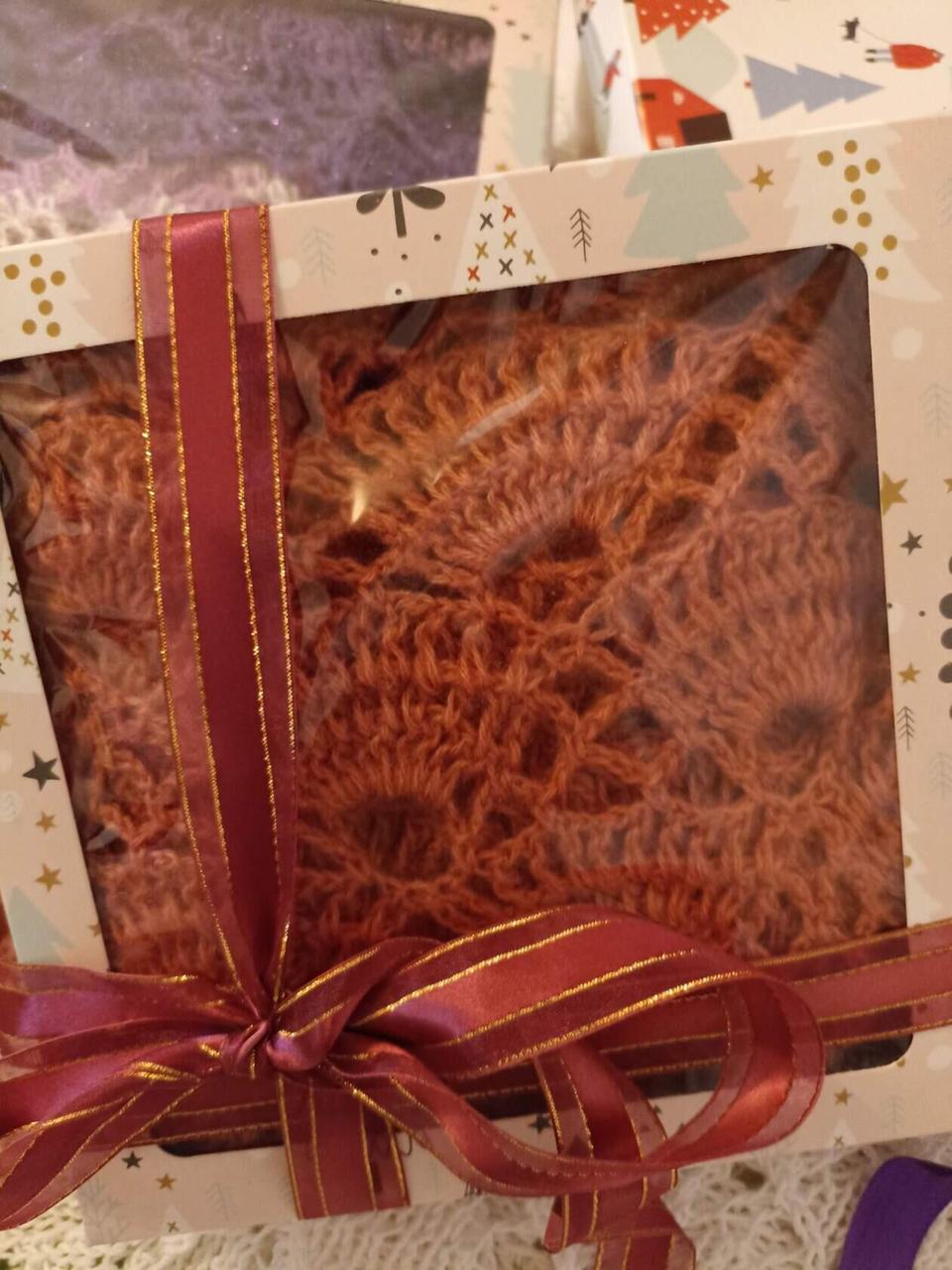 Шейный платок - подарок женщине , бабушке на день рождения и юбилей - фото 3 - id-p193301422