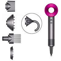 Фен Dyson HD08 Supersonic (серебристый/фуксия) Iron / Fuchsia