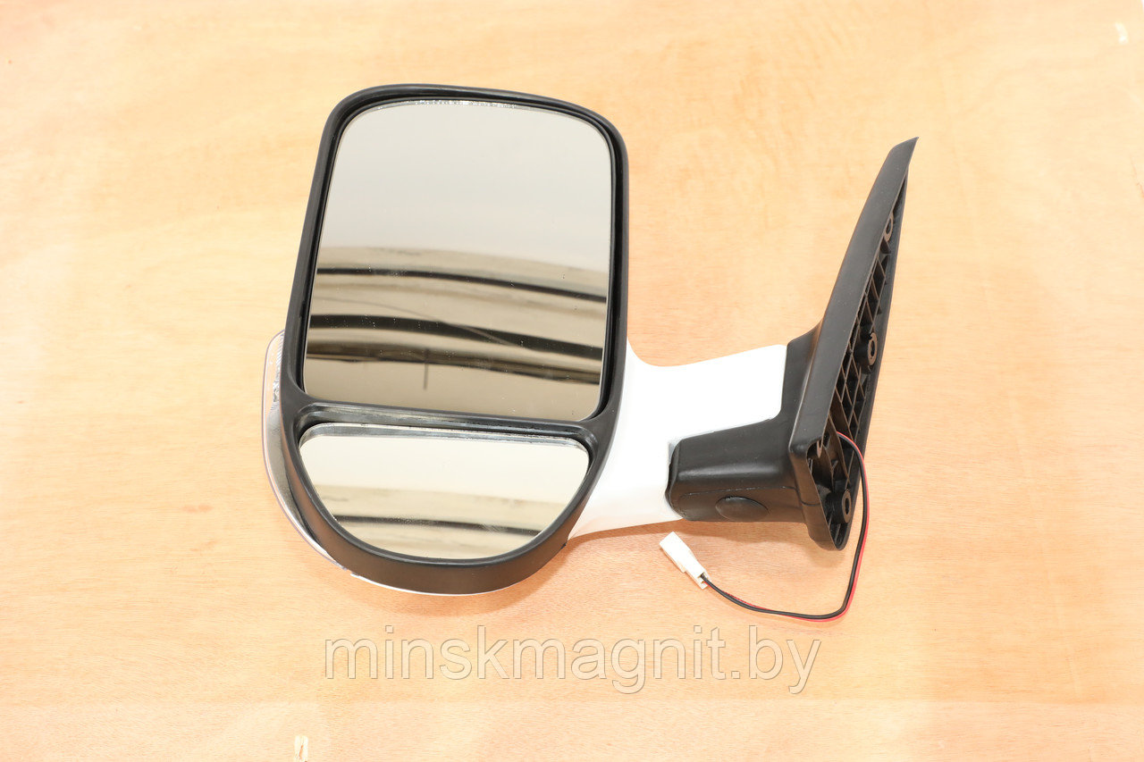 Зеркало заднего вида объемное Газель (белое) с повор. левое 3302-8201417-30 Газель - фото 1 - id-p196772169