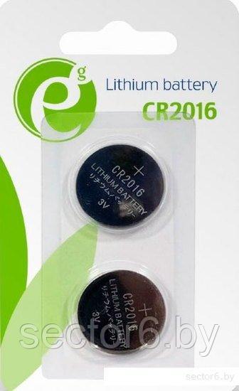 Батарейки EnerGenie Lithium CR2016 2 шт. EG-BA-CR2016-01 - фото 1 - id-p196773854