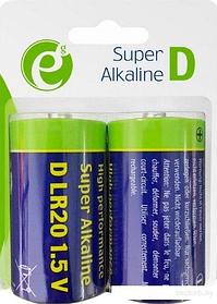 Батарейки EnerGenie Super Alkaline D 2 шт. EG-BA-LR20-01