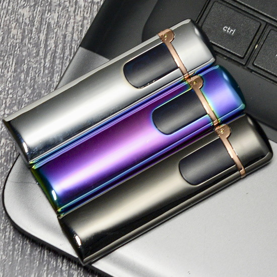 USB Зажигалка Lighter сенсорная узкая Z-10458 - фото 5 - id-p196774072