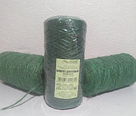 Шпагат джутовый Зеленый 200 метров 2,0- 2,25 мм (1120 текс)