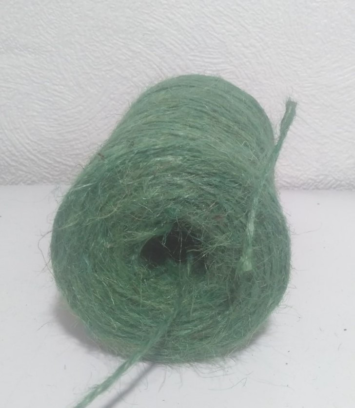 Шпагат джутовый Зеленый 200 метров 2,0- 2,25 мм (1120 текс) - фото 5 - id-p196777141