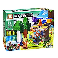 Конструктор SX My World 1063 Ветряная мельница 4 в 1, 305 деталей