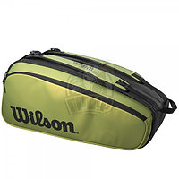 Чехол-сумка Wilson Super Tour Blade на 9 ракеток (зеленый/черный) (арт. WR8016801001)
