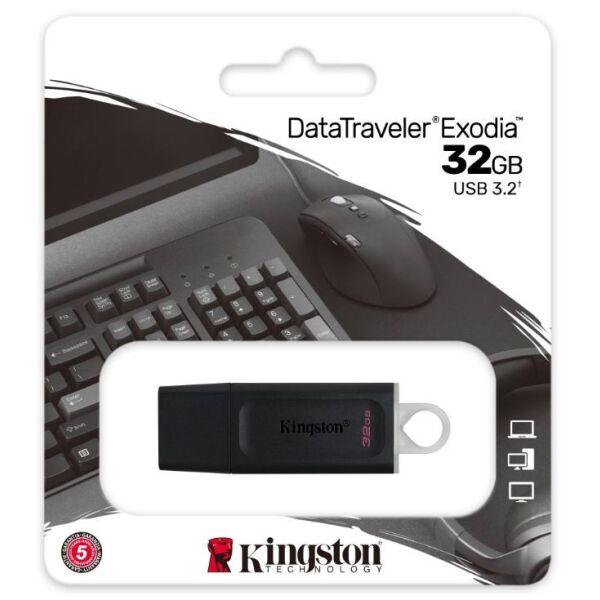 Флешка 32GB Kingston DataTraveler Exodia (DTX/32GB), USB 3.0, черный 556266 - фото 3 - id-p196782768