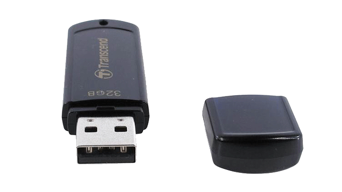 Флешка 32GB TRANSCEND TS32GJF350, USB 2.0, черный 556271 - фото 2 - id-p196782773