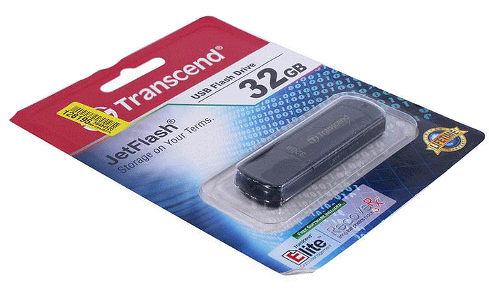 Флешка 32GB TRANSCEND TS32GJF350, USB 2.0, черный 556271 - фото 3 - id-p196782773