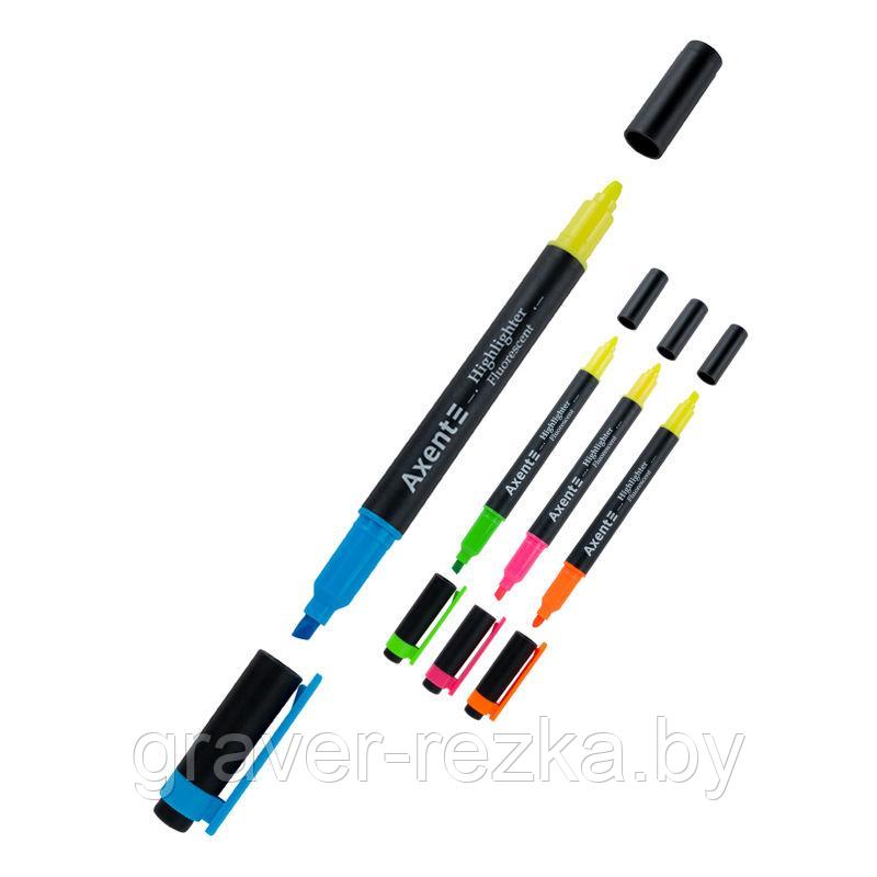 Маркеры Axent Highlighter Dual 2534 - фото 1 - id-p196782795