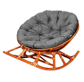 Кресло-качалка PAPASAN МР 23/01D коньяк Grey