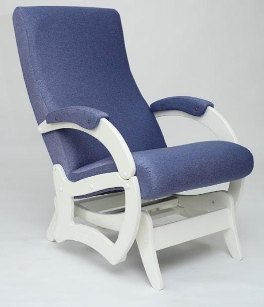 Кресло-качалка Бастион 1М арт. Bahama iris ноги белые - фото 1 - id-p196788043