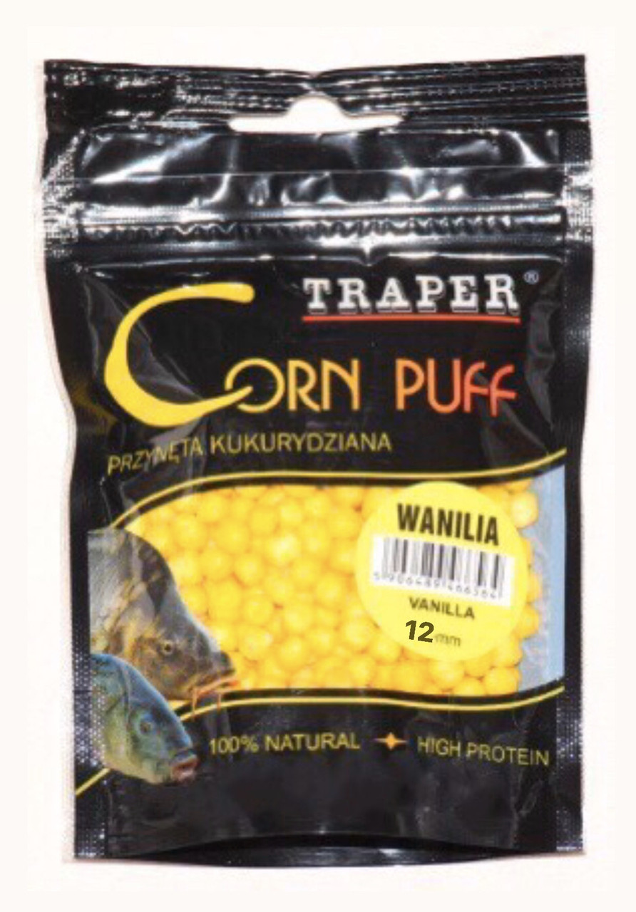 Наживка Corn puff Traper 12мм Ваниль - фото 1 - id-p196788331