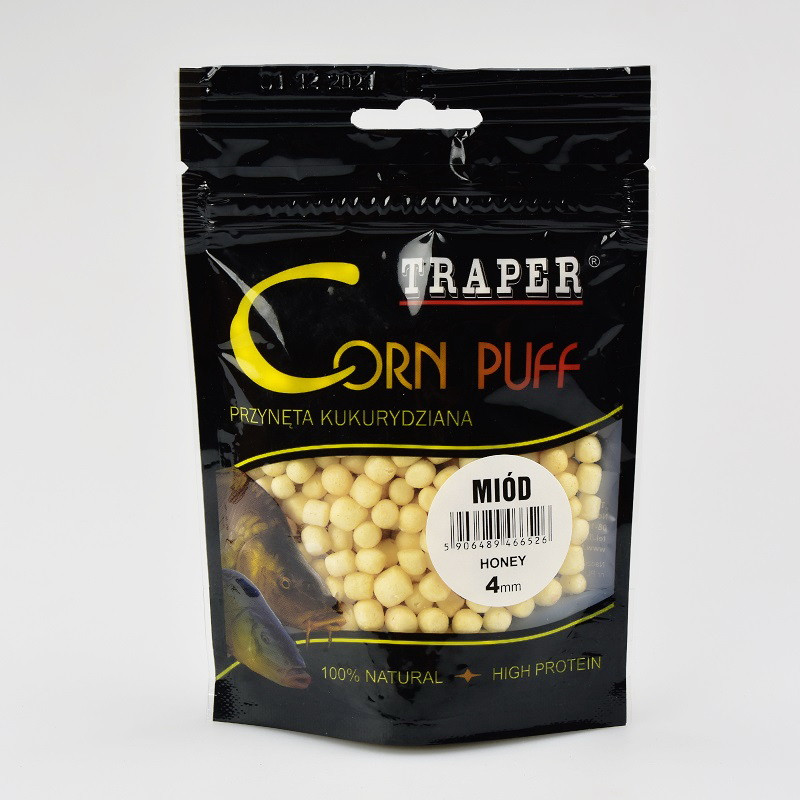 Наживка Corn puff Traper 4мм Мёд - фото 1 - id-p196788334