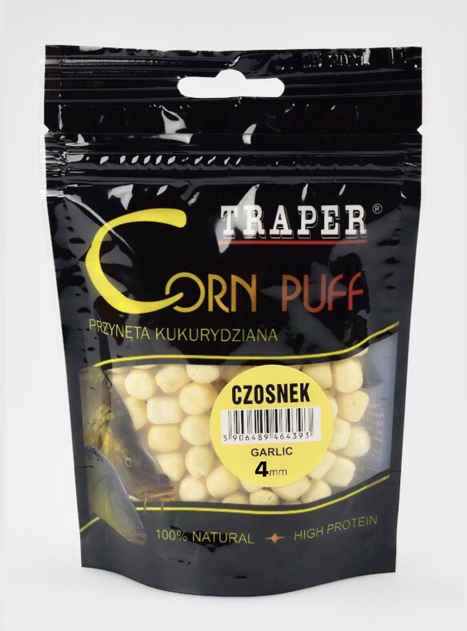 Наживка Corn puff Traper 4мм Чеснок - фото 1 - id-p196788343