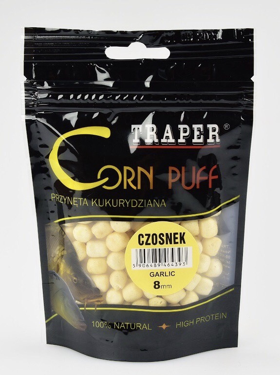 Наживка Corn puff Traper 8мм Чеснок - фото 1 - id-p196788344
