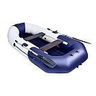 Надувная лодка Таймень NX 270 НД cветло-серый/синий, фото 2