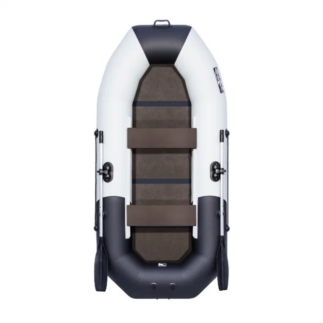Надувная лодка Таймень NX 270 НД Комби cветло-серый/черный