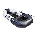Надувная лодка Таймень NX 270 НД cветло-серый/черный, фото 2