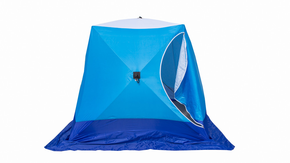Палатка зимняя СТЭК КУБ 3 LONG трехслойная, дышащая (2.2х2.5х2.0 м) - фото 2 - id-p196788559