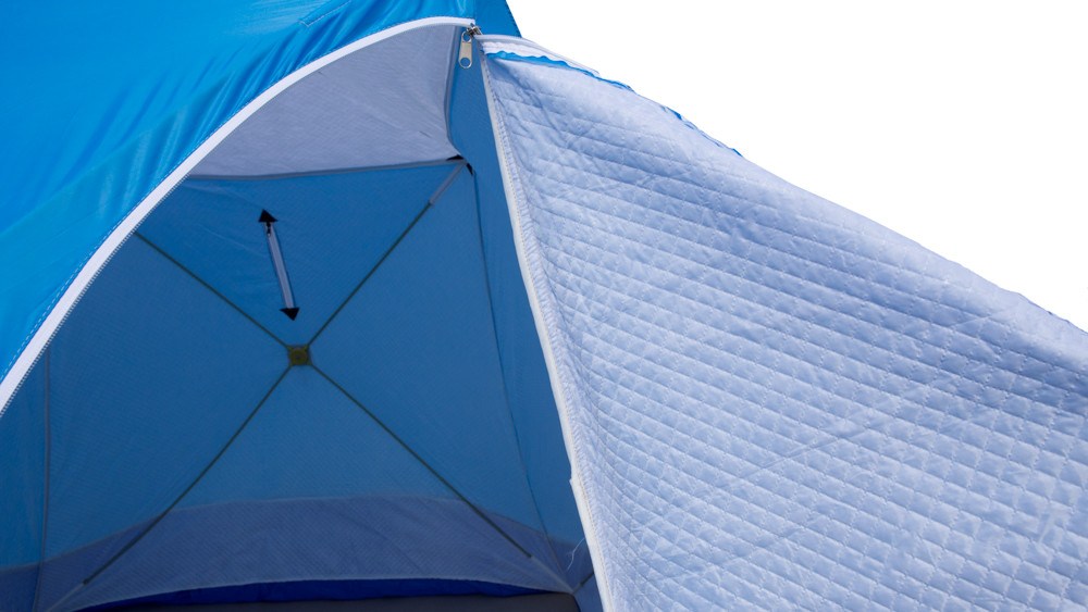 Палатка зимняя СТЭК КУБ 3 LONG трехслойная, дышащая (2.2х2.5х2.0 м) - фото 5 - id-p196788559