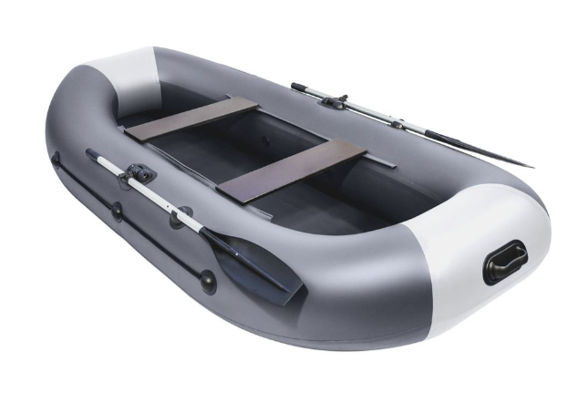 Надувная лодка Таймень LX 290 графит/светло-серый