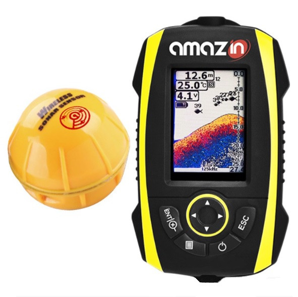 Беспроводной эхолот AMAZIN FishFinder FF777W