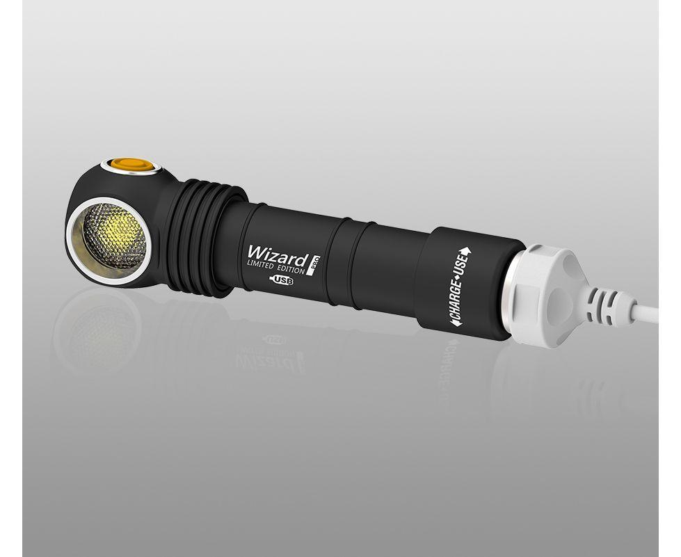 Фонарь Armytek Wizard Pro Magnet USB Nichia LED (Тёплый свет) - фото 1 - id-p122902250