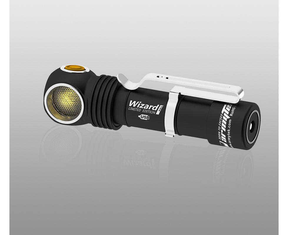 Фонарь Armytek Wizard Pro Magnet USB Nichia LED (Тёплый свет) - фото 2 - id-p122902250