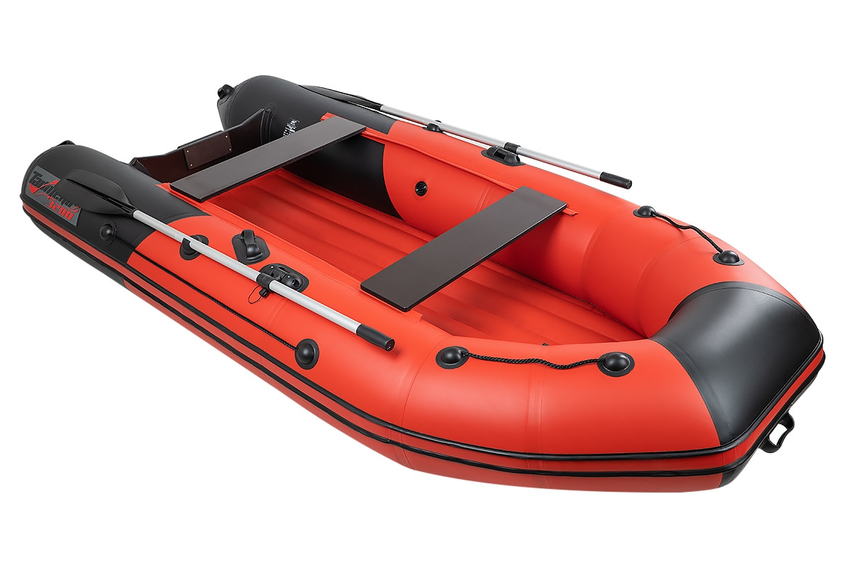 Надувная лодка Таймень NX 3200 НДНД красный-черный - фото 3 - id-p196789023