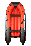 Надувная лодка Таймень NX 3400 НДНД PRO красный-черный