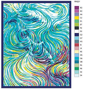 Картина по номерам Абстракция 40 x 50 | RA221 | SLAVINA, фото 2
