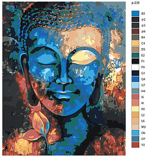 Картина по номерам Будда 40 x 50 | IIIR-p-238 | SLAVINA, фото 2