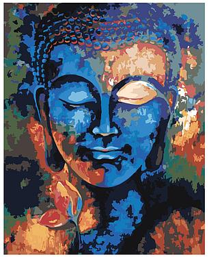 Картина по номерам Будда с цветком 40 x 50 | PHTO-4050bud | SLAVINA, фото 2