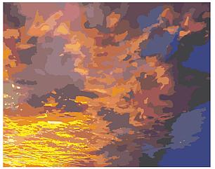 Картина по номерам Облака на закате 40 x 50 | ets497-4050 | SLAVINA, фото 2