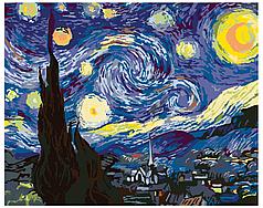 Картина по номерам Звездная ночь. Ван Гог 40 x 50 | AYAY-17052020 | SLAVINA