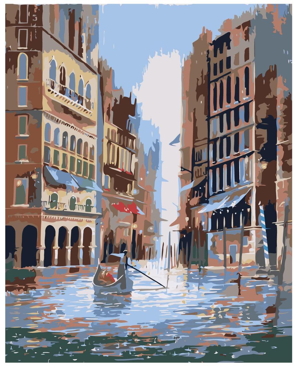Картина по номерам В Венеции Джефф Роуланд 40 x 50 | DR03 | SLAVINA